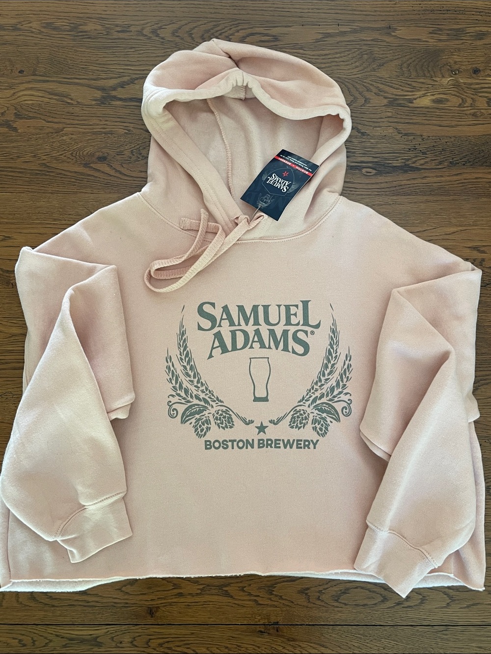 Sam Adams Cropped Hoodie